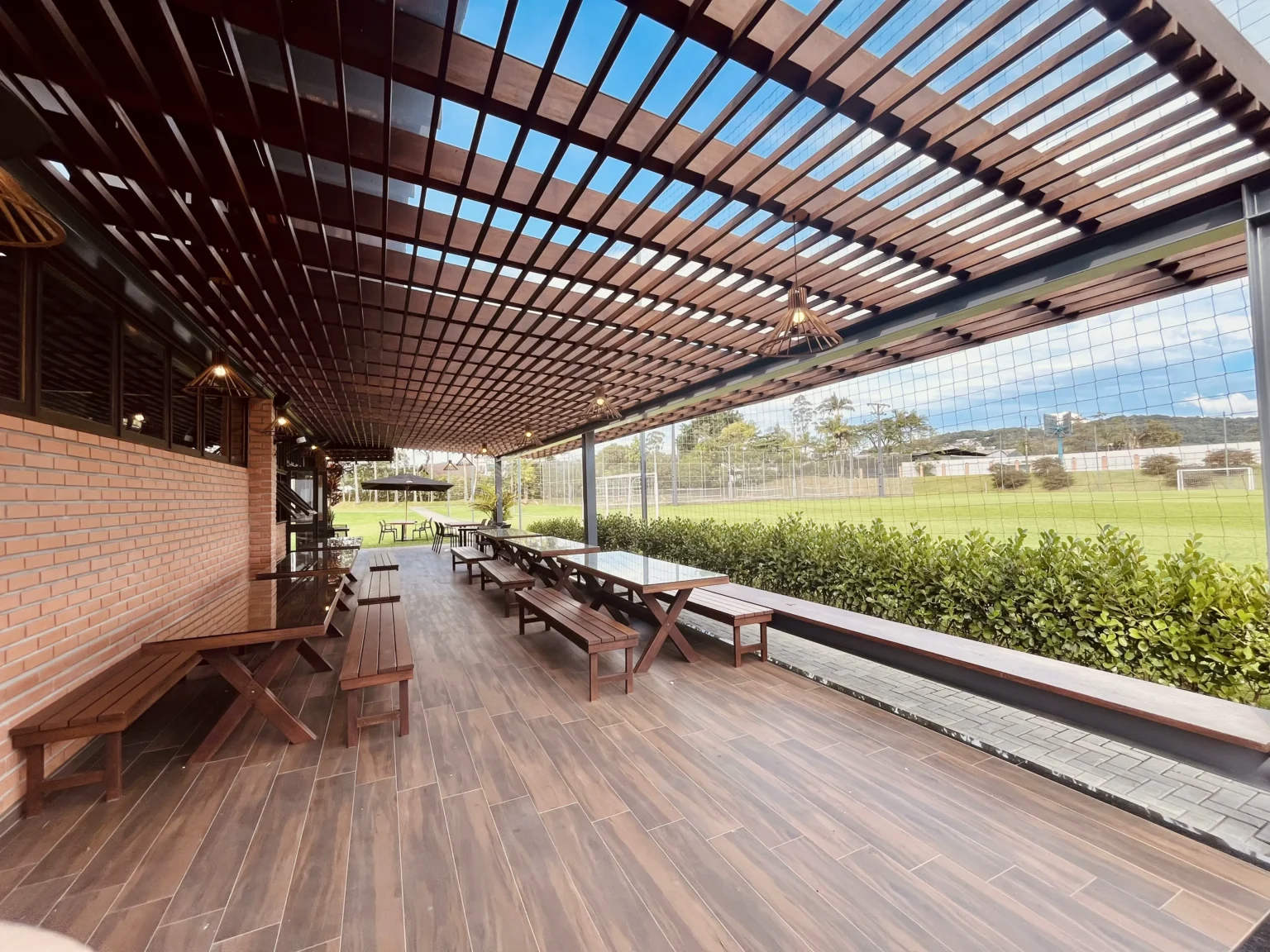 Pergolado Gourmet Clube Locomotiva Eventos